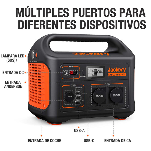 Jackery Generador Solar 1000